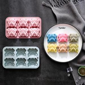Moule à gâteau M50137 en forme de <span class=keywords><strong>bouledogue</strong></span>, moule à <span class=keywords><strong>chocolat</strong></span> chiot, moule en silicone pour la pâtisserie et la résine en forme d'animal - Product Image 3