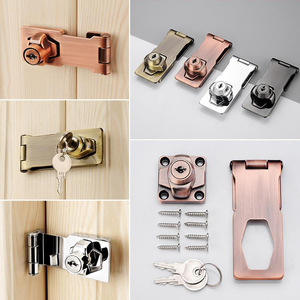 Placa de Cierre de Aleación de Zinc Engrosada Zuogang con Llave, Cerradura Moderna para Muebles, Accesorio de Herraje para Puertas de Armarios y Cajones - Product Image 2