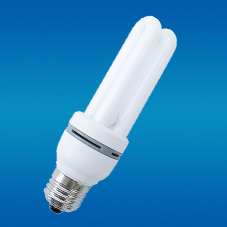 Bombilla de bajo consumo CFL 2U E27 6000K Luz diurna Alert 6000 horas CRI 80 Base de plástico Lámpara fluorescente Garantía de 2 años AC 220V - Product Image 2