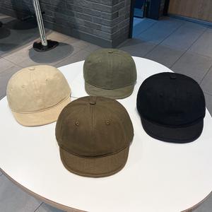 Casquette de baseball unisexe Dairui vintage à visière courte, 6 panneaux, en coton respirant, denim, velours, broderie 3D, boucle métallique, décontractée pour le quotidien - Product Image 3