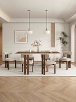 Chaises de salle à manger en bois massif rembourrées de style scandinave moderne, design nordique pour restaurant, chaise d'appoint