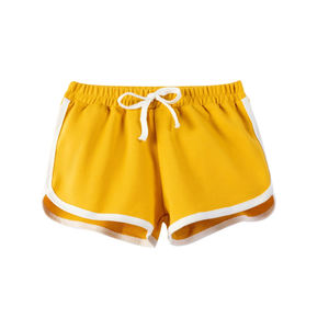 Logo personnalisé et imprimé court de 100% coton/polyester respirant été dernière conception shorts pour femmes - Product Image 1