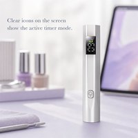 Séchoir à ongles portable OEM fiable avec trois modes de minuterie: taille mini, finition nacrée, lumière LED UV rechargeable