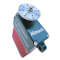 Servomoteur sans balais Himark HF22026MG avec retour d'information 220kgf.cm 0.26s/60 °   Servomoteur entièrement métallique 28V PWM+UART 191,4 Lbf-In 1,38 pouces pour avions RC