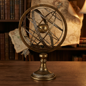 Globe céleste décoratif en laiton vintage de qualité supérieure, modèle astronomique pour table, maison, bureau et cadeaux - Product Image 1