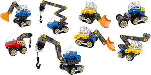 Juego de bloques de construcción de gran tamaño con tema de Ingeniería de Ciencia y Tecnología de 160 piezas al por mayor, juguete educativo de creatividad para niños - Product Image 3