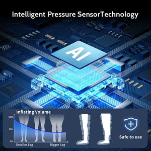 Botas de Compresión de Aire para Aliviar el Dolor y la Fatiga Muscular en Atletas, Masajeador de Piernas con Compresión de Aire, Botas de Recuperación para Atletas - Product Image 4
