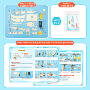 Manual <span class=keywords><strong>de</strong></span> Ciencias para Estudiantes <span class=keywords><strong>de</strong></span> Primaria y <span class=keywords><strong>Secundaria</strong></span>, Juguete <span class=keywords><strong>de</strong></span> Ciencias Físicas Eléctricas <span class=keywords><strong>de</strong></span> Madera con Diseño <span class=keywords><strong>de</strong></span> Dinosaurio <span class=keywords><strong>de</strong></span> Dibujos Animados para Ensamblar - Product Image 4