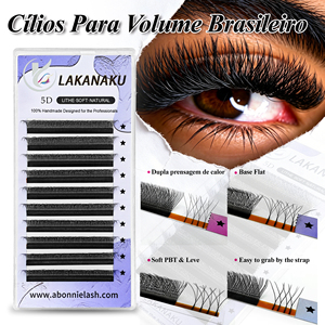 Extensions de <span class=keywords><strong>cils</strong></span> YY 5D 6D 7D en forme de trèfle à double pointe, doux, 0.07, tissés à la main 3D, avec logo personnalisé, marque privée, vente en gros - Product Image 6