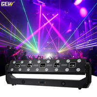 Projecteur laser à tête mobile 16x3W LED + 5 têtes RGB DMX512 avec animation pour scène, bar, discothèque, spectacle