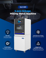 Gld Wet 5 Axis Cnc Fresadoras Titanio en blanco Premilled Abutment Auto Cad Cam Dental Cad Cam Fresadoras
