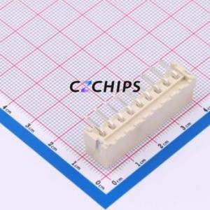 WT396VL-094C-0W Wire-to-Board Pin Header SMD,P=3.96mm Connector 1x9P 3.96mm Vertical Mount VH - Product Image 2