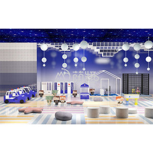 Aire <span class=keywords><strong>de</strong></span> jeux intérieure Moetry Kids Pretend City Roleplaying House Poste <span class=keywords><strong>de</strong></span> <span class=keywords><strong>police</strong></span> avec prison pour voiture <span class=keywords><strong>de</strong></span> <span class=keywords><strong>police</strong></span> pour <span class=keywords><strong>la</strong></span> maternelle - Product Image 2