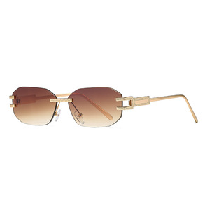 แว่นตา Dilisha รุ่น Unisex กรอบโลหะไร้ขอบ เลนส์ PC ป้องกันรังสียูวี 400  แบบ 3 ชิ้น น้ำหนักเบา ดีไซน์ทรงเหลี่ยม - Product Image 5