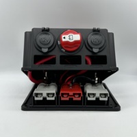 DC 12V 24V Mini Güç Dağıtım Kontrol Kutusu USB Anahtarı Pil Anahtarı Paneli Tekne Araba Karavan Jon Tekneler Kayaks