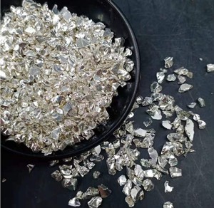 Meilleure vente de paillettes de verre concassé argent et or 50g par sac de verre irrégulier coloré pour l'artisanat des arts bricolage ongles brillants décoratifs - Product Image 2