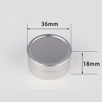Boîte en métal ronde vide de 10g, petite boîte en aluminium pour pommade aux herbes, huile rafraîchissante, crème cosmétique, contenants en aluminium