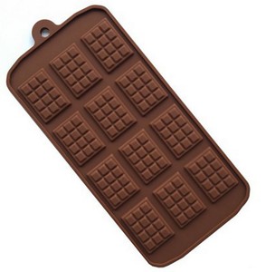 Moule en silicone à cavités pour la fabrication de barres de chocolat, de blocs/plaques de chocolat et de barres en forme de feuille - Product Image 5