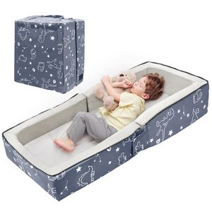 Cama de Piso para <span class=keywords><strong>Niños</strong></span> Pequeños TenderPlayful, Personalizable y Lavable, con Colchón de Espuma para Uso Doméstico - Product Image 1