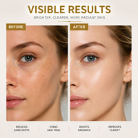 Sérum éclaircissant à l'acide kojique, à la niacinamide, à la vitamine C et à l'acide hyaluronique 50 ml, hydratant pour le visage, réducteur de pores, réparateur de la barrière cutanée