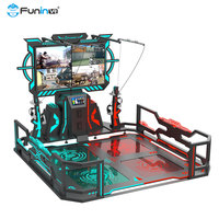 FuninVR - Simulateur de tir VR FPS pour 4 joueurs - Arène de jeu - 30 jeux - Construction métallique - Pour centre commercial - Parc d'aventure