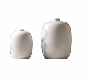 Vase en céramique à gros ventre, style chinois moderne simple et zen, nouveau style créatif, motif d'encre, vente en gros - Product Image 2