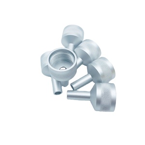 ลูกบิดอลูมิเนียมกลึง CNC พร้อมด้ามจับแบบมีร่องสำหรับงานกลึง - Product Image 3