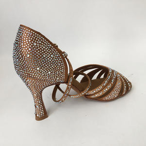 Chaussures de <span class=keywords><strong>danse</strong></span> latine à talons hauts Diamond Lady New Salsa Rumba America Dance Shoes - Product Image 3