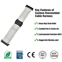 Kabel Pita Ekstensi XPB DB-9 FFC 6p FC2.54 2651 Grosir, Isolasi PVC Tembaga untuk Kabel Aksesori Elektronik