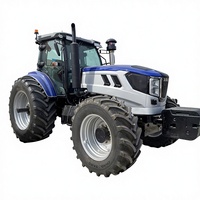 Heißer Verkauf: 4WD Allrad-Farmtraktor 4x4 220PS 240PS 260PS – Hydrauliktraktoren für die Landwirtschaft mit Frontlader, Heckbagger und Motorpumpe