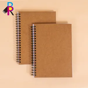 Notebook Factory Custom Printing Journal Spiral Notebook Prints Kraft Notebook