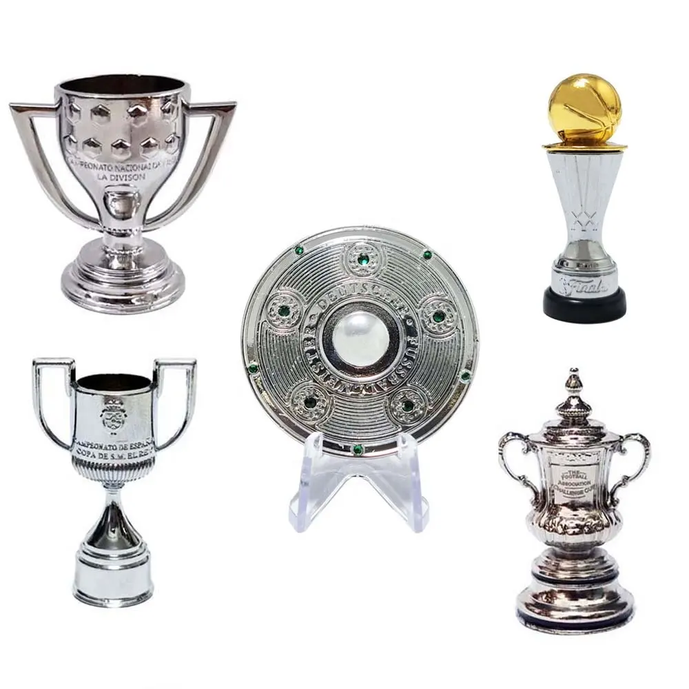 Özel futbol ligi maç Mini avrupa şampiyonası kupa bardak promosyon Metal çinko alaşım şampiyonlar ligi kupa