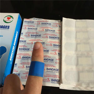 Pansements adhésifs détectables bleus 72x19mm, bandes de plâtre flexibles pour usage médical et alimentaire, certifiés CE - Product Image 3