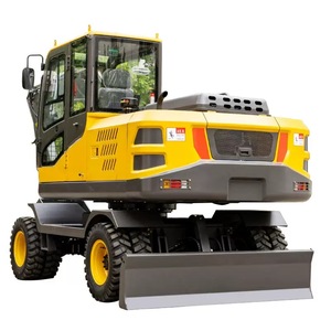 Excavadora de Ruedas de 10 Toneladas con Cucharón en Oferta, Adecuada para Minería a Cielo Abierto - Product Image 2