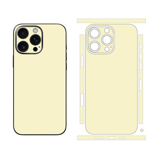 ฟิล์มหลังสำหรับ iPhone 16 Pro Max สีพื้น TPU PC ป้องกันรอยนิ้วมือ ป้องกันเต็มจอ สติ๊กเกอร์ป้องกัน - Product Image 1