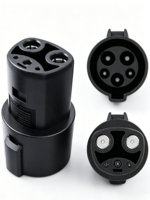 Adaptateur de charge SAE J1772 vers NACS, connecteur de chargeur AC de niveau 1/2 pour véhicules électriques NACS
