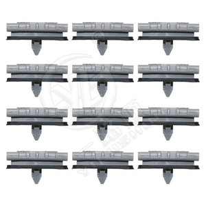 Clips de fixation latéraux de porte en nylon plastique gris Smooth Sailing D1025 pour voitures Cadillac CT4 - Product Image 1