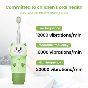 Bàn chải đánh răng điện hoạt hình cho trẻ em Bàn chải đánh răng điện 360 độ Sonic Travel Bàn chải đánh răng điện thông minh chạy bằng pin Bàn chải đánh răng điện cho bé - Product Image 2