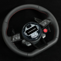 Volant en cuir à fond plat très vendu pour Volkswagen Golf Passat Beetle Polo Jetta Bora Magotan CC Lamando Tiguan