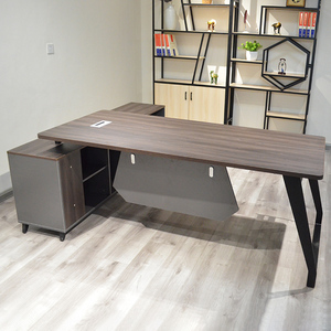 Nouvelle conception Conseil d'administration Président Table <span class=keywords><strong>Secrétaire</strong></span> Bureau Mobilier de bureau en bois Table de bureau de luxe - Product Image 6