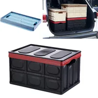55L Inklapbare Boek Speelgoed Opbergdoos Kofferbak Organizer Box Plastic Containers Vouwen Opbergdoos