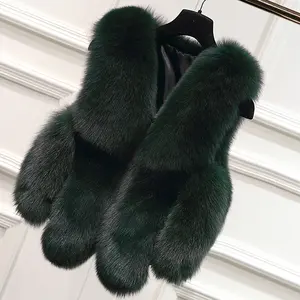 Vente directe d'usine personnalisée <span class=keywords><strong>fausse</strong></span> <span class=keywords><strong>fourrure</strong></span> de renard manteau <span class=keywords><strong>gilet</strong></span> femmes épissé court style <span class=keywords><strong>fausse</strong></span> <span class=keywords><strong>fourrure</strong></span> de renard veste <span class=keywords><strong>gilet</strong></span> pour les femmes - Product Image 2