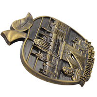Autocollant adhésif 3M en cuivre antique, étiquette métallique personnalisée, plaque de logo métallique en relief pour meubles
