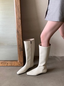 Nouveau carré à tête ronde avec un tempérament simple de bottes d'hiver pour femmes mode décontracté minceur cuissardes bottes de mode - Product Image 4