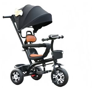 Grand tricycle pour enfants à siège souple, vélo pour bébé de 1 à 3 à 5 ans, poussette pour bébé, vélo pour bébé - Product Image 3