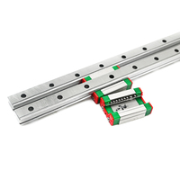 Rail de guidage linéaire haute précision MGN12/MGN12C 750 mm avec patin en acier chromé pour pièces de CNC et d'imprimantes 3D