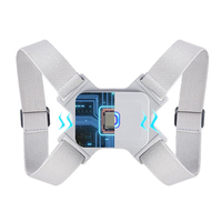 Correcteur de posture intelligent pour enfants adultes pour le soutien du dos avec correcteur de ceinture d'épaule intelligent réglable par vibration du capteur