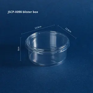 Envase Redondo para Llevar X090, Apto para Alimentos, para Mousse, Pastel <span class=keywords><strong>de</strong></span> Durian, <span class=keywords><strong>Mango</strong></span>, Mille-Feuille, Ensalada <span class=keywords><strong>de</strong></span> Frutas, Helado en Polvo - Product Image 5