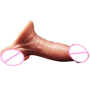 Dildo de silicona líquida de alta calidad con forma de pene realista para punto G, juguete sexual masculino de goma suave, reemplazo para el huevo lubricante para uso sexual en adultos. - Product Image 2