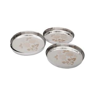 Plaque en métal poli en acier inoxydable de la meilleure qualité en vente en gros Plaque en acier brillant Assiettes à dîner pour la cuisine, les restaurants, la maison et l'hôtel - Product Image 1